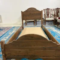 تخت خواب تکنفره(یک نفره) در حد نو|تخت و سرویس خواب|تهران, شهرک شریعتی|دیوار