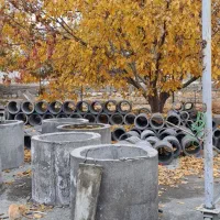 فروش قطعات سیمانی کول درتمام سایزها .لوله .تیرچه|عمدهفروشی|دینور, |دیوار