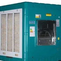 کولر آبی بزرگ و کولر پنجره ای