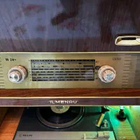 کنسول گرام فیلیپس و رادیو لامپی سانبرگ ۱۹۴۵ المان|کلکسیون اشیاء عتیقه|تهران, نیروی هوایی (پیروزی)|دیوار