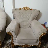 مبل ۸نفر راحتی درحدنو بدون هیچ ایرادی فروشی|مبلمان خانگی و میز عسلی|کرج, حسن آباد|دیوار