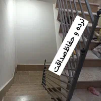 نرده‌‌وحفاظ‌راه‌پله‌درب‌آکاردیونی‌‌پله‌اهنی|مصالح و تجهیزات ساختمان|مشهد, جاهد شهر|دیوار