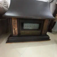 بخاری شومینه گازی بزرگ سالم و نو