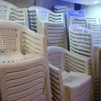 صندلی چرم. فلزی .پلاستیکی