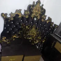 فروش سرویس خواب  دونفره سلطنتی چوبی|تخت و سرویس خواب|شیراز, آزادگان|دیوار