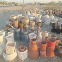 فروش کلی گلدان سفالی