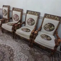 یه دست مبل ده نفر دوتا میز عسلی|مبلمان خانگی و میز عسلی|مشکین‌دشت, |دیوار