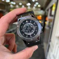 ساعت مردانه هابلوت کاسیو بند چرم و رابر تقویم دار|ساعت|ارومیه, |دیوار