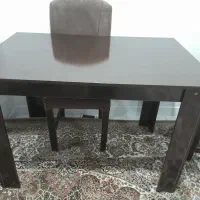 میز ناهار خوری  و۴صندلی چوب نراد اصل