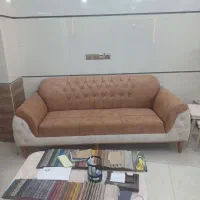 مبل راحتی ۷نفره  شکلاتی و کرم زیر قیمت|مبلمان خانگی و میز عسلی|اصفهان, شهرک ولیعصر|دیوار