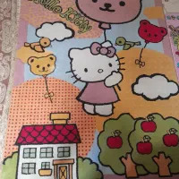 فرش ۴ متری و پادری طرح کیتی اتاق کودک