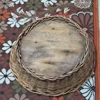 سبد حصیری|صنایع دستی و سایر لوازم تزئینی|قم, قلعه کامکار|دیوار