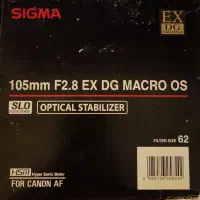 لنز Sigma 105mm F2.8 EX DG MACRO OS|دوربین عکاسی و فیلم‌برداری|تهران, دهکده المپیک|دیوار