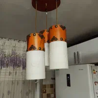 دو عدد لوستر چوبی خارجی باهم