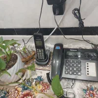 گوشی تلفن بی سیم و سیم دار پاناسونیک اصل|تلفن رومیزی|قم, بنیاد|دیوار