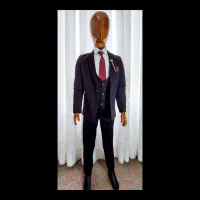 کت و شلوار بچگانه و نوجوان سه تیکه مشکی(آقایمد)|لباس|بیرجند, |دیوار