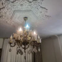 لوستر اویز سقفی برنزی|لوستر و چراغ آویز|ری, شهادت|دیوار