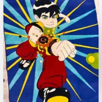 فرش فانتزی پسرونه  ۹ متری سالم و تمیز