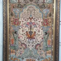 تابلوفرش دست باف ابریشم