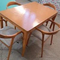 میز ناهار خوری ۴ نفره چوب راش|میز و صندلی غذاخوری|شهرکرد, |دیوار