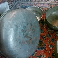 کاسه مسی قدیمی|کلکسیون اشیاء عتیقه|گلپایگان, |دیوار