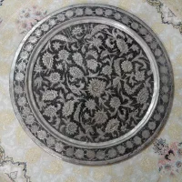 سینی مسی قدیمی و هاون