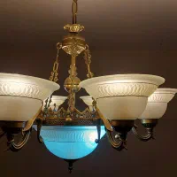 لوستر|لوستر و چراغ آویز|ری, اقدسیه|دیوار