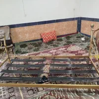 تخت تکفره فلزی سالم|تخت و سرویس خواب|میاندوآب, |دیوار