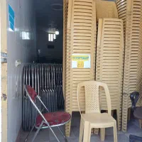 صندلی تاشو فلزی و پ با کد 319       فیروزآباد زارع