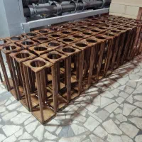 استند گلدان چوبی|گل و گیاه طبیعی|شریفآباد, |دیوار