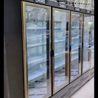 یخچال ایستاده سفید طلایی