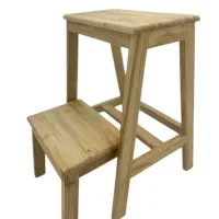 چهار پایه چوبی دو پله محکم و خاص،مناسب آشپزخانه،