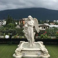 ورودی طراحی باغ عروس آلاچیق آبنما ستون|مصالح و تجهیزات ساختمان|اردبیل, |دیوار