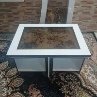 فروش گل میز(میز عسلی) جلو مبلی هایگلاس درجه1 براق