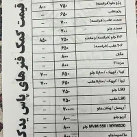 فروش انواع کمک فنر ماشین