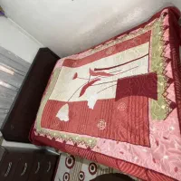 تخت دو نفره ام دی اف با تشک و درآور در نواب صفوی|تخت و سرویس خواب|تهران, سلسبیل شمالی|دیوار