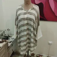مانتو جلو باز فری تا سایز 50درحدنو