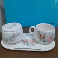 فروش ویژه ست چایخوری کارمندی سرامیک دست ساز|ظروف سرو و پذیرایی|جهرم, |دیوار