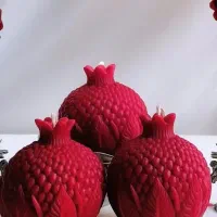 شمع انار و کدوی شب یلدا|صنایع دستی و سایر لوازم تزئینی|مشهد, رده|دیوار