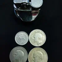 سکه قدیمی وفندک قدیمی