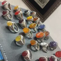 ۳۰۰ گرم انگشتر نقره نو قیمت حراج