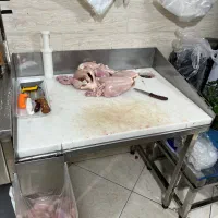 میز مرغ و ماهی پاک کنی استیل|کافی‌شاپ و رستوران|تهران, شهرک شریفی|دیوار