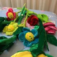 گل های پارچه ای|گل مصنوعی|زنجان, |دیوار