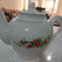 قوری چینی گل سرخی