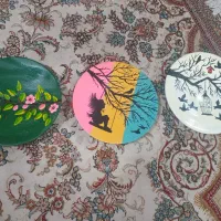 دیوارکوب سفالی سه تایی