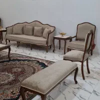 مبل فرانسوی 7 نفره با چوب راش