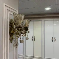 لوستر ۴ شعله برنجی