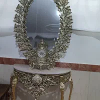 آینه شمدانی طرح برنز