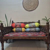 میز سنتی کتابخانه میزتلویزیون پاف شاهنشین