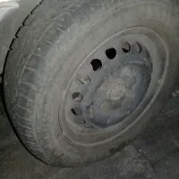 دو حلقه رینگ و لاستیک پراید